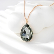 Show details for Zinc Alloy Swarovski Element Pendant Necklace with Worldwide Shipping