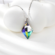 Show details for New Season Colorful Swarovski Element Pendant Necklace with SGS/ISO Certification