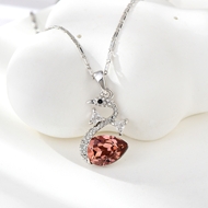 Show details for Affordable Zinc Alloy Swarovski Element Pendant Necklace from Trust-worthy Supplier