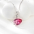 Picture of Hypoallergenic Pink Swarovski Element Pendant Necklace with Easy Return