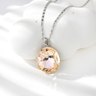Show details for Attractive Platinum Plated Zinc Alloy Pendant Necklace For Your Occasions