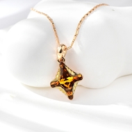 Show details for Trendy Rose Gold Plated Zinc Alloy Pendant Necklace Shopping