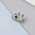 Picture of Zinc Alloy Platinum Plated Adjustable Ring in Flattering Style