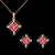 Picture of Bulk Rose Gold Plated Pink 2 Piece Jewelry Set Exclusive Online