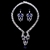 Picture of Fast Selling Purple Cubic Zirconia 2 Piece Jewelry Set from Editor Picks