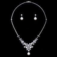 Show details for Hot Selling White Copper or Brass 2 Piece Jewelry Set from Top Designer