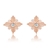Picture of Low Price Rose Gold Plated White Stud Earrings from Trust-worthy Supplier