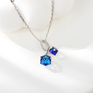 Show details for Need-Now Blue Platinum Plated Pendant Necklace from Editor Picks