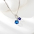 Picture of Need-Now Blue Platinum Plated Pendant Necklace from Editor Picks