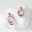 Show details for Classic Rose Gold Plated Dangle Earrings at Unbeatable Price