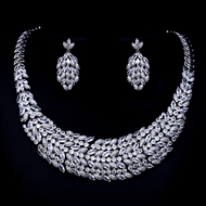 Show details for Irresistible White Big 2 Piece Jewelry Set As a Gift