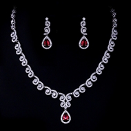 Show details for Luxury Copper or Brass 2 Piece Jewelry Set for Her