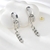 Picture of Latest Big Platinum Plated Dangle Earrings