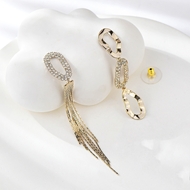 Show details for Recommended White Copper or Brass Dangle Earrings from Top Designer