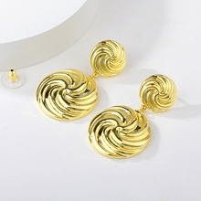 Show details for Featured Gold Plated Zinc Alloy Dangle Earrings with Full Guarantee
