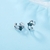 Picture of Hypoallergenic Blue 925 Sterling Silver Clip On Earrings with Easy Return