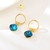 Picture of Zinc Alloy Blue Dangle Earrings with SGS/ISO Certification