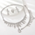 Picture of Inexpensive Platinum Plated Cubic Zirconia 4 Piece Jewelry Set of Original Design