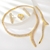 Picture of Buy Gold Plated White 4 Piece Jewelry Set with Wow Elements