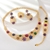 Picture of New Season Colorful Luxury 4 Piece Jewelry Set with SGS/ISO Certification