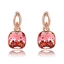 Show details for Quality Zinc Alloy Artificial Crystal Dangle Earrings