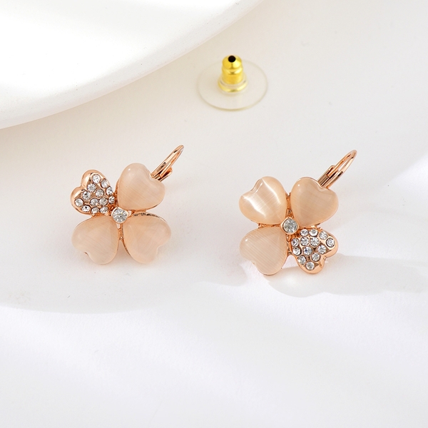 Picture of Inexpensive Rose Gold Plated Opal Stud Earrings from Reliable Manufacturer