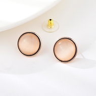 Picture of Great Opal Gold Plated Stud Earrings