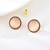 Picture of Great Opal Gold Plated Stud Earrings