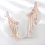Show details for Funky Big Cubic Zirconia Dangle Earrings