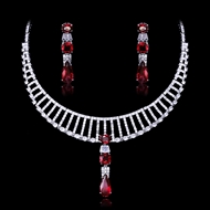 Show details for Irresistible Red Luxury 2 Piece Jewelry Set For Your Occasions
