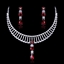 Show details for Irresistible Red Luxury 2 Piece Jewelry Set For Your Occasions