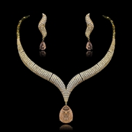 Show details for Luxury Orange 2 Piece Jewelry Set with Worldwide Shipping