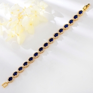 Show details for Funky Small Gold Plated Fashion Bracelet