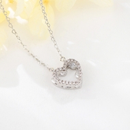 Show details for Copper or Brass White Pendant Necklace with Full Guarantee