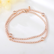 Show details for Charming White Cubic Zirconia Fashion Bangle at Great Low Price