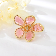 Show details for Good Cubic Zirconia Gold Plated Fashion Ring