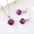 Picture of Skilled  Red Crystal 2 Pieces Jewelry Sets
