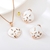 Picture of Staple Small Rose Gold Plated 2 Piece Jewelry Set
