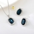 Picture of Inexpensive Zinc Alloy Artificial Crystal 2 Piece Jewelry Set from Reliable Manufacturer