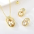 Picture of Hypoallergenic Gold Plated Zinc Alloy 2 Piece Jewelry Set with Easy Return