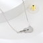 Show details for Designer Platinum Plated Small Pendant Necklace with No-Risk Return