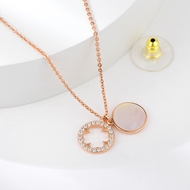 Show details for Small White Pendant Necklace with Fast Shipping