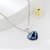 Picture of 925 Sterling Silver Blue Pendant Necklace at Unbeatable Price