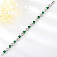 Show details for Delicate Platinum Plated Fashion Bracelet with 3~7 Day Delivery