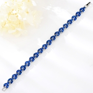 Show details for Bulk Platinum Plated Cubic Zirconia Fashion Bracelet at Super Low Price