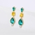 Picture of Luxury Blue Dangle Earrings Factory Supply