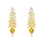 Show details for Sparkly Big Copper or Brass Dangle Earrings