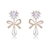 Picture of Featured White Copper or Brass Dangle Earrings with Full Guarantee