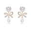 Show details for Featured White Copper or Brass Dangle Earrings with Full Guarantee