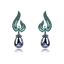 Show details for Buy Gunmetal Plated Copper or Brass Dangle Earrings with Wow Elements